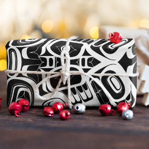 Papel De Presente Haida Eagle Thunderbird Noroeste da Colômbia