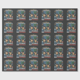 Papel De Presente Half Hanukkah Half Christmas Christmukkah
