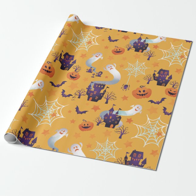 Papel De Presente Halloween (Desenrolado)
