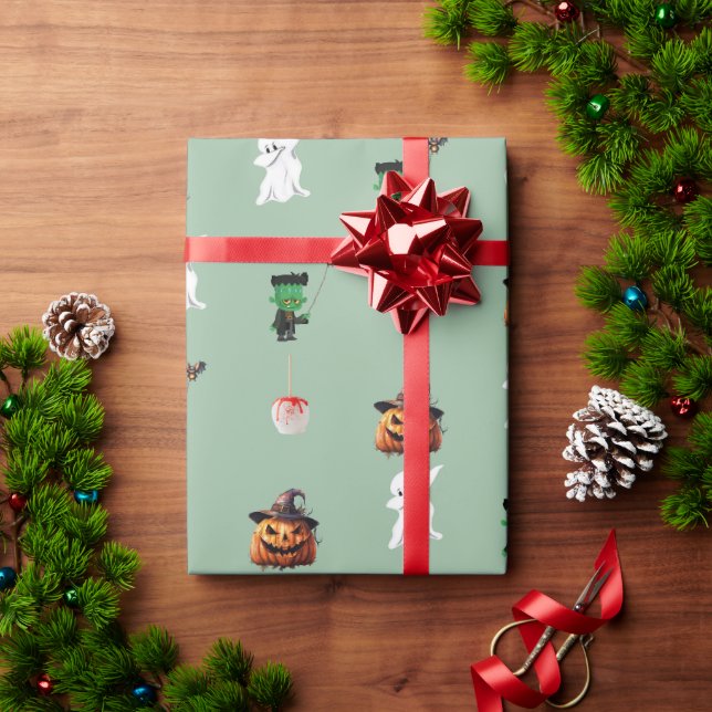 Papel De Presente Halloween (Presente de Natal)