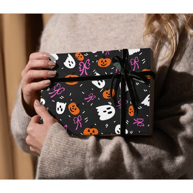 Papel De Presente Halloween Assustador  (Criador carregado)