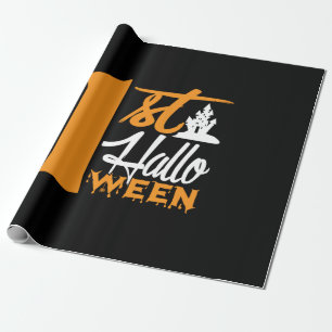 Papel De Presente Halloween First Halloween Birthday
