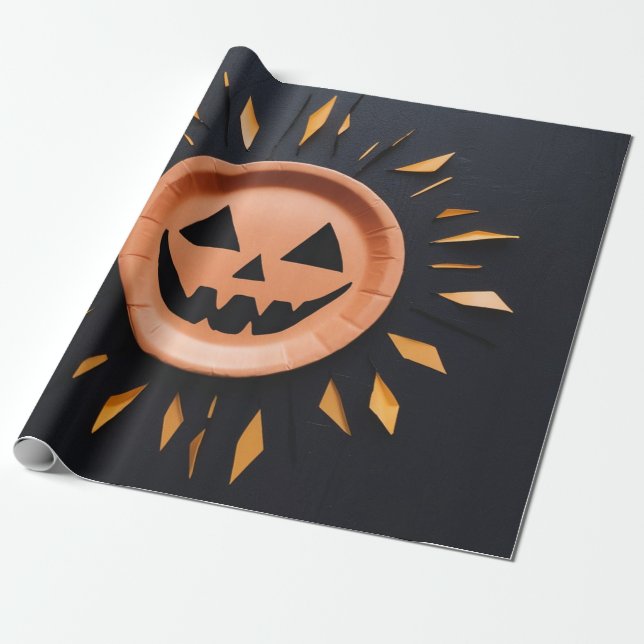 Papel De Presente Halloween Gift Paper (Desenrolado)