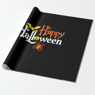 Papel De Presente Halloween Happy Halloween Aniversário