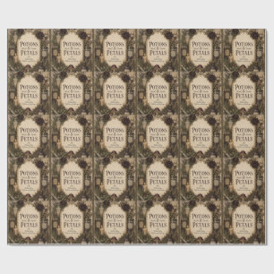Papel De Presente Halloween Inspirado na Europa, Hera e Dourado Anti