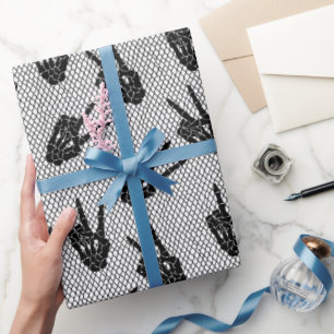 Papel De Presente Halloween Lace Pattern
