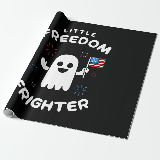 Papel De Presente Halloween Little Freedom Frithor (Desenrolado)