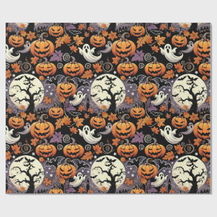Papel De Presente Halloween/outono/outono