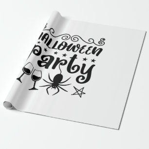 Papel De Presente Halloween Party Birthday