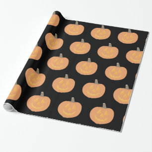 Papel De Presente Halloween Pumpkin