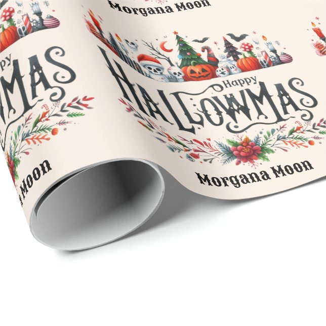 Papel De Presente Hallowmas Giftwrap Halloween Mashup (Ponta do rolo)