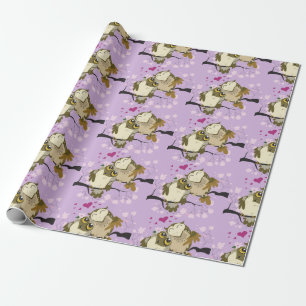 Papel De Presente hambúrbios de luv burbs de uma pena