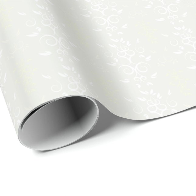 Papel De Presente HAMbWG Wrapping Paper - Creme branco 5 (Ponta do rolo)
