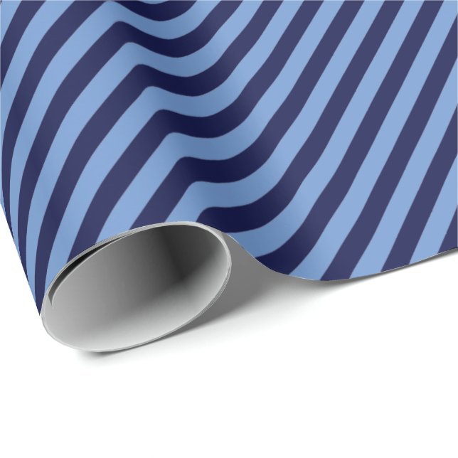 Papel De Presente HAMbWG Wrapping Paper - Faixa leve de Marinho Bl (Ponta do rolo)