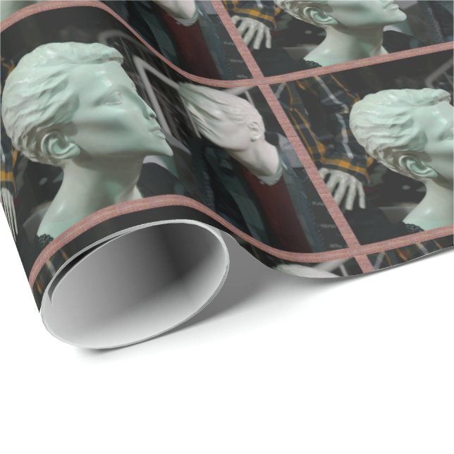 Papel De Presente HAMbyWG - Embrulho de Presente - Manequins Mod Squ (Ponta do rolo)
