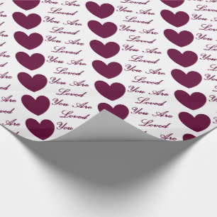 Papel De Presente HAMbyWG - Quebra de presente - Você É Amado