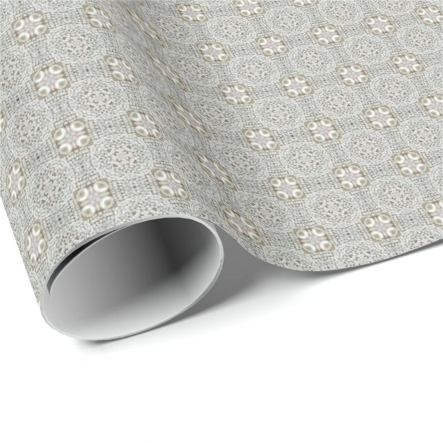 Papel De Presente HAMbyWG - Quebra de presentes - Pérola de Ornament (Ponta do rolo)