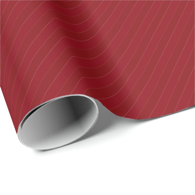 Papel De Presente HAMbyWG Wrapping Paper - I Love Red - Striping (Ponta do rolo)