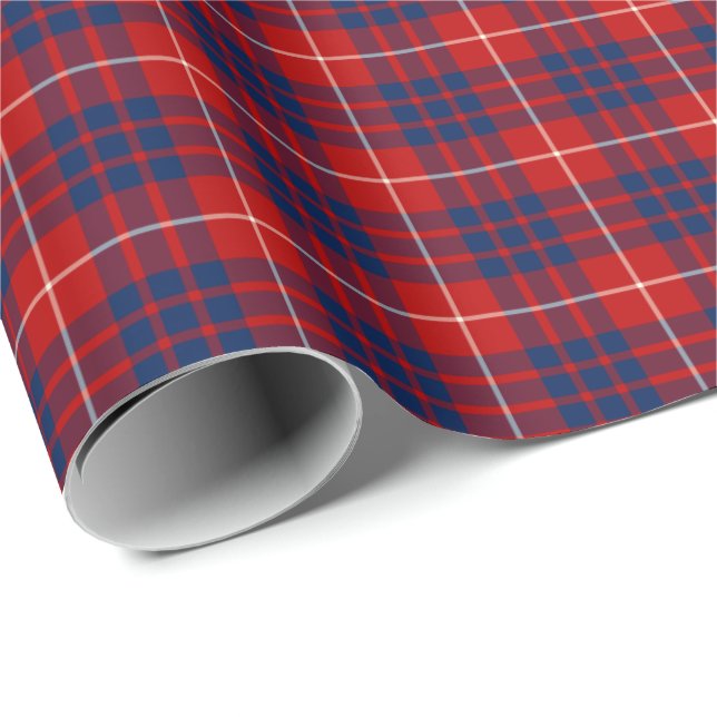 Papel De Presente Hamilton Clan Tartan (Ponta do rolo)