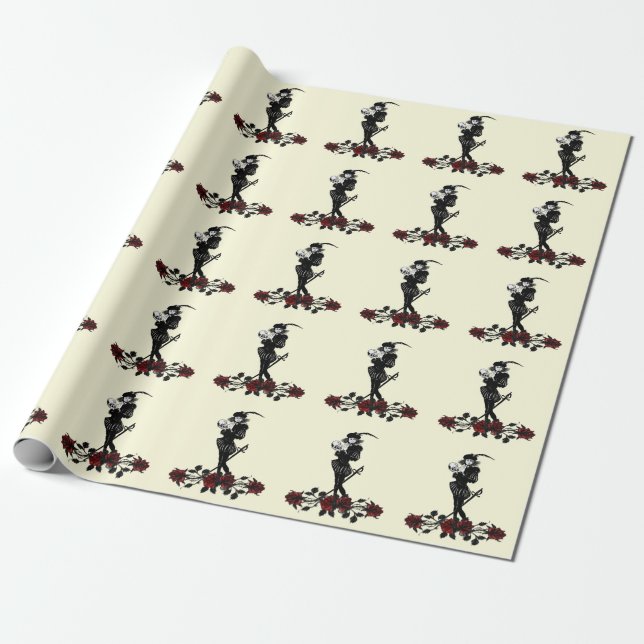 Papel De Presente Hamlet Amarelo (Desenrolado)