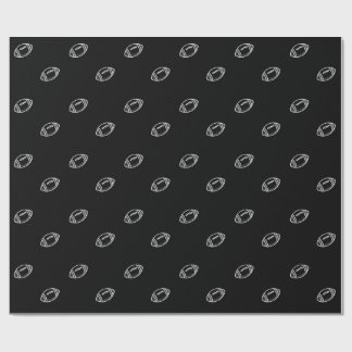 Papel De Presente Hand Drawn Football Pattern Sports
