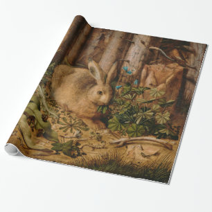 Papel De Presente Hans Hoffmann A Hare In Forest Vintage Art