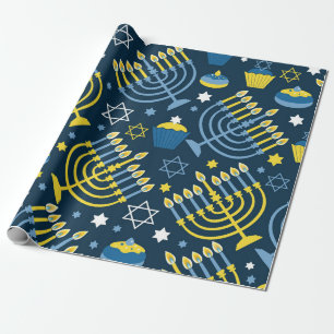 Papel De Presente "Hanukkah"