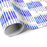 Papel De Presente HANUKKAH Fruta espiritual Christian<br><div class="desc">Na moda HANUKKAH Papel Espiritual Fruta Cristão Wrapping Paper, especialmente concebido com a menorah de Chanucá e a nove vezes fruta do Espírito Santo da fé cristã: amor, alegria, paz, longo sofrimento, bondade, bondade, fidelidade, autocontrolo. Este papel de embrulho de Chanucá seria uma forma excelente de apresentar seus presentes para...</div>