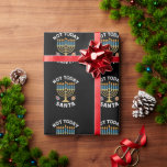 Papel De Presente Hanukkah Hoje Não Papai noel o judeu Chanukah<br><div class="desc">Hanukkah Hoje Não Papai noel o judeu Chanukah</div>