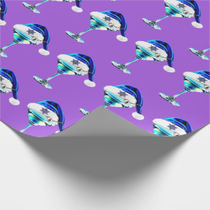 Papel De Presente Hanukkah Martini