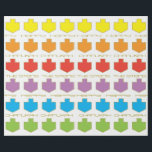 Papel De Presente Hanukkah Personaliza o Giftwrap "Dreidel Colors"<br><div class="desc">Personalize o seu próprio papel de embrulhamento de presente em Hanukkah "Dreidel Colors" Personalize, excluindo o texto "As Canecas de cerveja" "Happy" e "Hanukkah" e adicionando seu próprio texto em papel de embrulho. Escolha seu estilo de fonte, cor e tamanho favoritos. Muitas ferramentas de edição de texto também. Divirta-se!Aproveite o...</div>