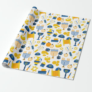 Papel De Presente Hanukkah Wrapping Paper