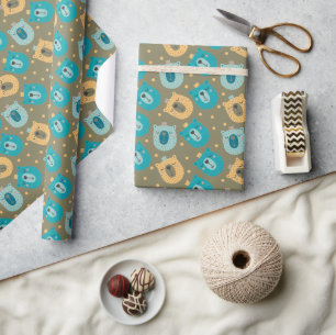 Papel De Presente Happy Bear Kings