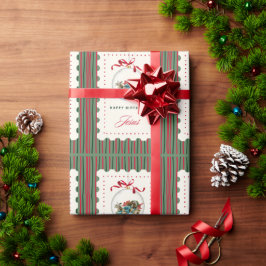 Papel De Presente "Happy Birthday Jesus' - Faith Based Christmas