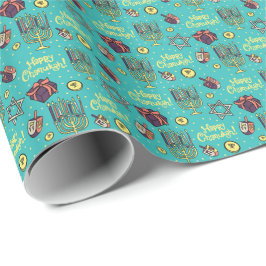 Papel De Presente Happy Chanukah