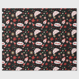Papel De Presente Happy Christmas X-mas Gift wrap
