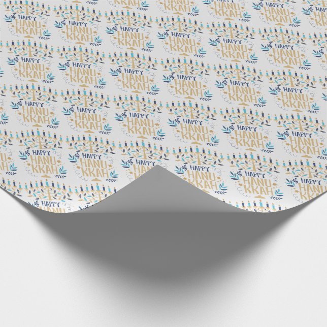 Papel De Presente Happy Hanukkah (Ponta)