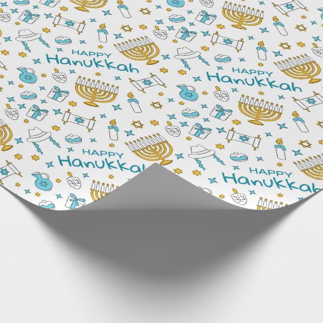 Papel De Presente Happy Hanukkah (Ponta)