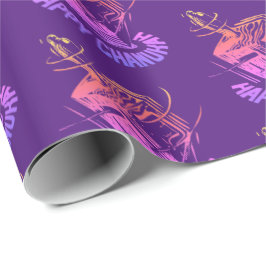 Papel De Presente Happy Hanukkah dreidel