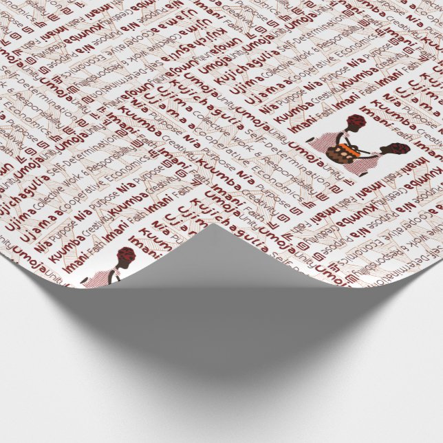 Papel De Presente Happy Kwanzaa (Ponta)