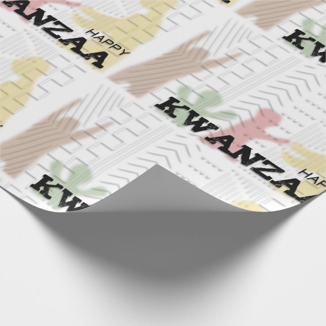Papel De Presente Happy Kwanzaa (Ponta)