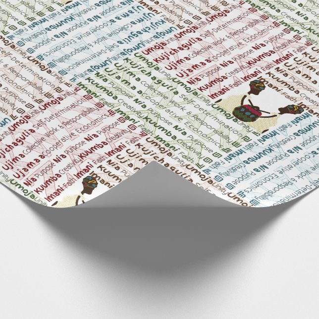 Papel De Presente Happy Kwanzaa (Ponta)