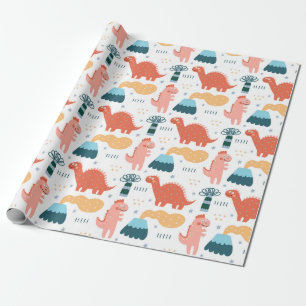 Papel De Presente Happy Little Dino's
