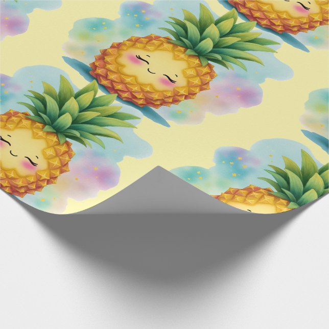 Papel De Presente Happy Pineapple Wrapping Paper (Ponta)