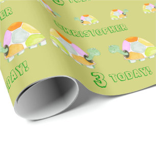 Papel De Presente Happy Tortoise