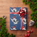 Papel De Presente Harlequin Great Dane Christmas<br><div class="desc">Great Dane</div>