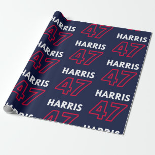 Papel De Presente Harris 47 III - Kamala Harris Para Presidente
