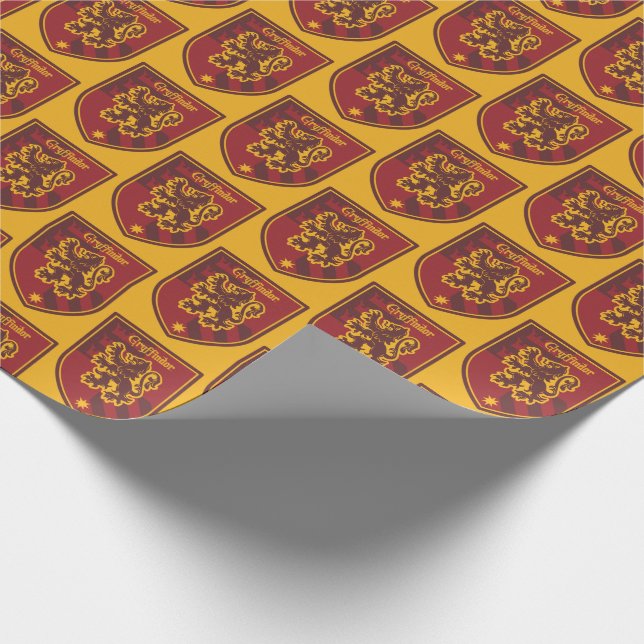 Papel De Presente Harry Potter | Brasão de Orgulho da Casa Gryffindo (Ponta)