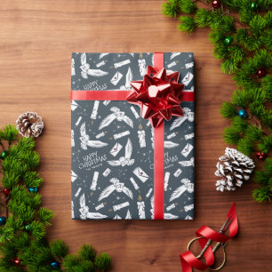 Papel De Presente HARRY POTTER™ Hedwig Letters Patterno - Personal
