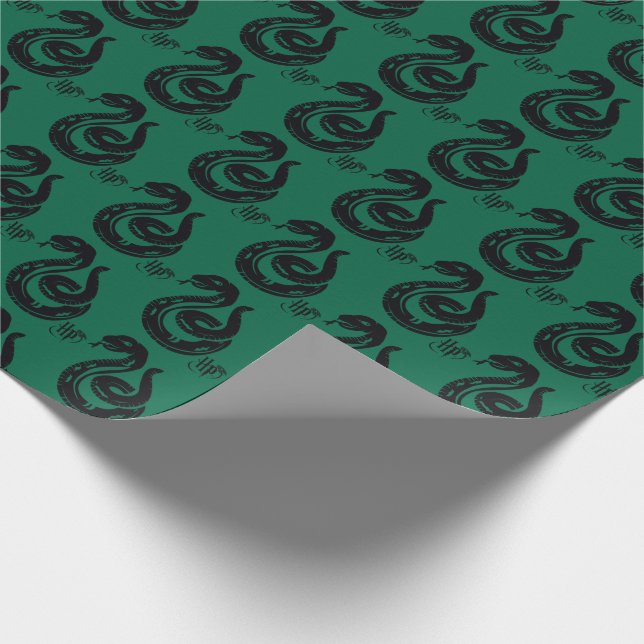 Papel De Presente Harry Potter | Ícone de Cobra Slytherin (Ponta)